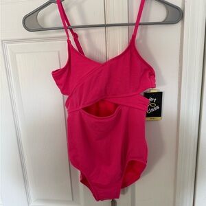 art class Bright Pink Kids One Piece Swimsuit